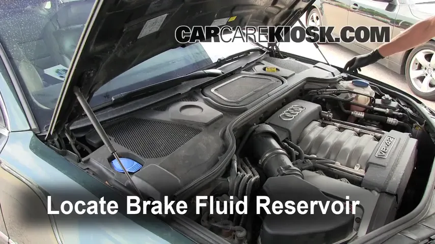 2004 Audi A8 Quattro L 4.2L V8 Brake Fluid